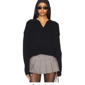 ALL THE WAYS black Knit Sweater